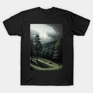 Cool Summer Morning in a Pine Forest T-Shirt